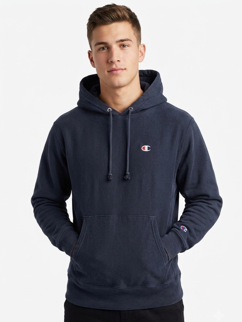 Champion Reverse Weave Men *Small Hooded Sweatshirt Classic Pullover Hoodie